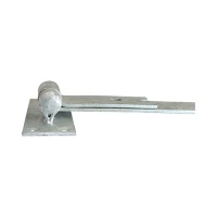 Straight Band & Hook On Plate Hinges - Hot Dipped Galvanised - Pair